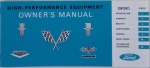 1964-65 Ford High Performance Owners Manual.