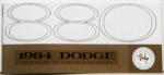 1964 Dodge 880 Owners Manual