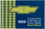 1969 Camaro,Chevelle, Chevy Nova, Owners Manual / El Camino