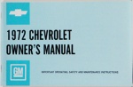 1972 Chevy Car Owners Manual