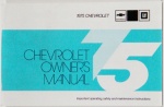 1975 Chevy Car Owners Manual