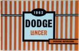 1962 Dodge Lancer Owners Manual
