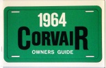 1964 Corvair Owners Manual