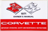 1971 Corvette Owners Manual