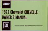 1972 Chevelle Owners / El Camino Owners Manual