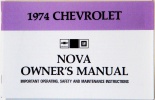 1974 Nova Owners Manual