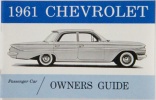 1961 Chevy Car Owners Manual