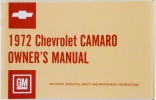 1972 Camaro Owners Manual