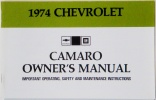 1974 Camaro Owners Manual