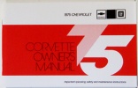 1975 Corvette Owners Manual