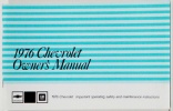 1976 Chevy Car Owners Manual