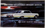 1962 Ford Galaxie, Galaxie 500 & station Wagons Owners Manual