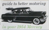 1954 Mercury Owners Manual