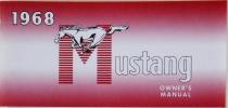 1968 Mustang Owners Manual