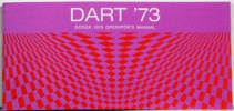 1973 Dodge Dart Owners Manual
