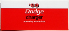 1968 Dodge Charger Owners Manual