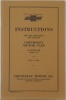 1928 CHEVROLET CAR OWNERS MANUAL