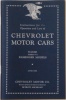 1933 Standard Chevy Car Owners Manual