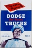 1953 Dodge Truck Owners Manual