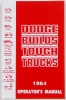 1964 Dodge Truck Owners Manual