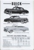 1951 Buick, Advertised Delivered Prices