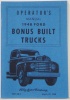 1948 Ford Truck Owners Manual