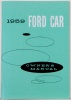 1959 Ford Car Owners Manual