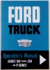 1963 Ford Truck Owners Manual