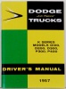 1957 Dodge Truck Owners Manual