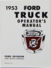 1953 Ford Truck Owners Manual