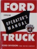 1954 Ford Truck Owners Manual