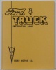 1934 Ford Truck Owners Manual