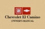 El Camino Owners Manual