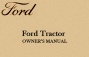 Ford Tractor Owners Manuals