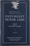 1933 Standard Chevy Car Owners Manual