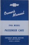 1946 Chevy Car Owners Manual