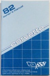 1982 Corvette Owners Manual