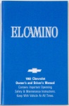 1982 El Camino Owners Manual
