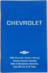 1980 Chevy Car Owners Manual